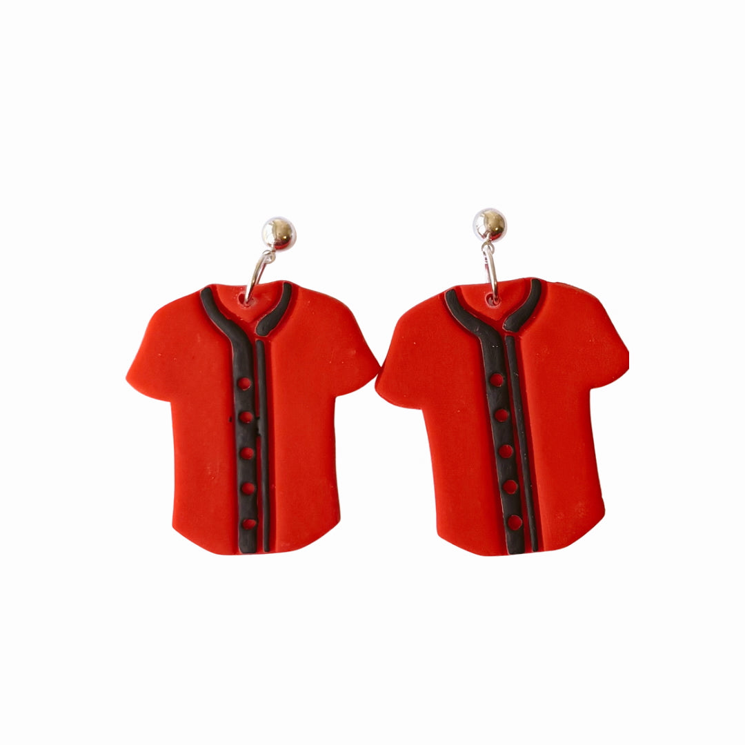Baseball Jersey-Red and Black