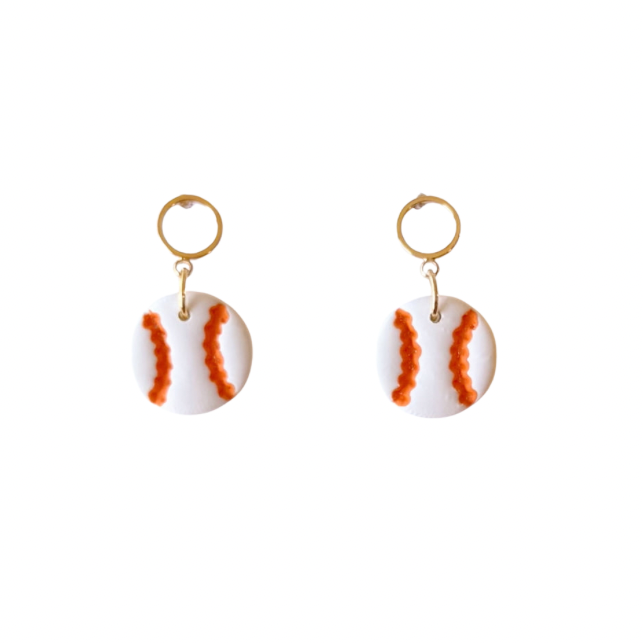 Curveball-Baseball Orange Laces
