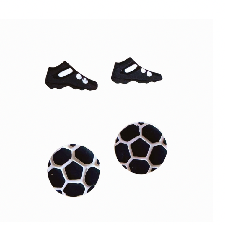 Soccer Studs | Soccer Earrings | Game Day Earrings