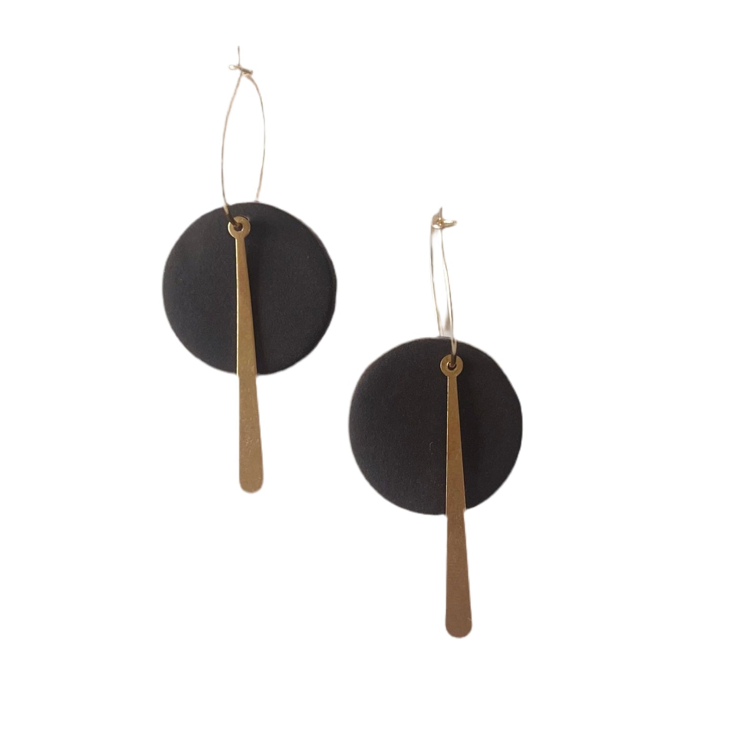 Black Gold Hoops