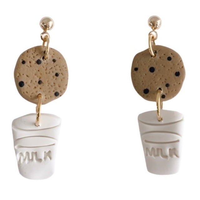 Cookies and Milk Studs | Santa Claus Studs | Polar Express