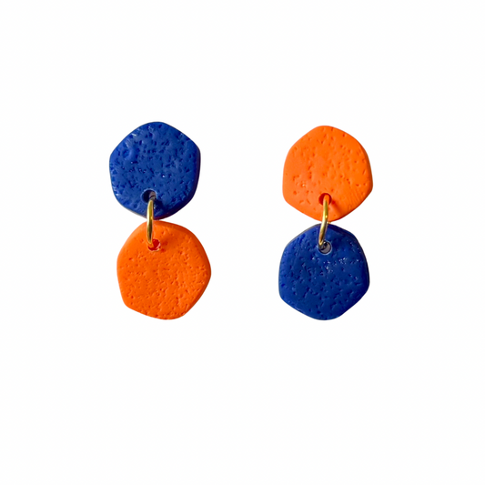 Laine-Ultramarine Blue and Orange