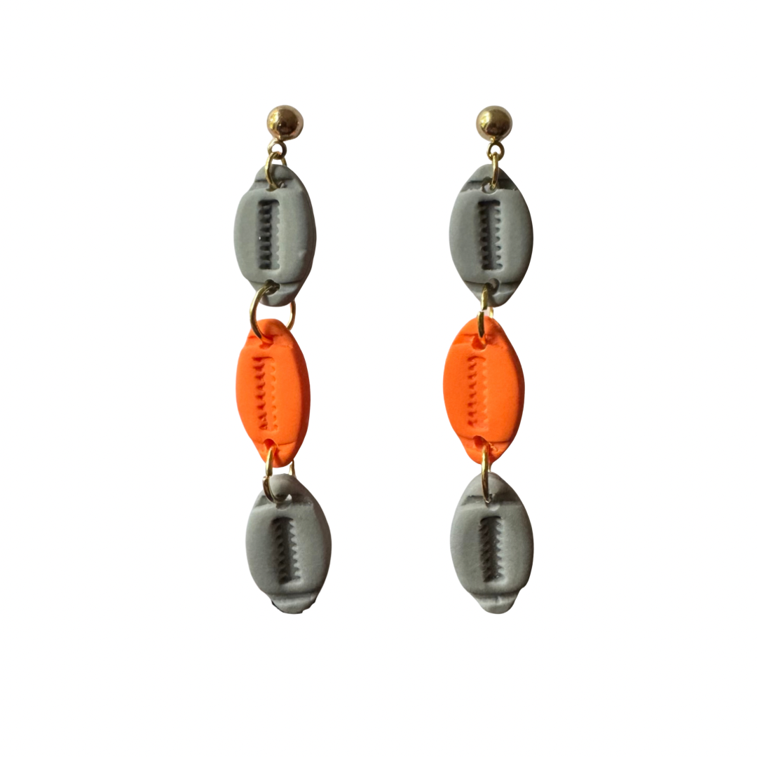 Orange and Grey Footballs