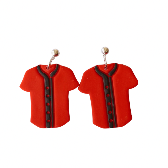 Baseball Jersey-Red and Black