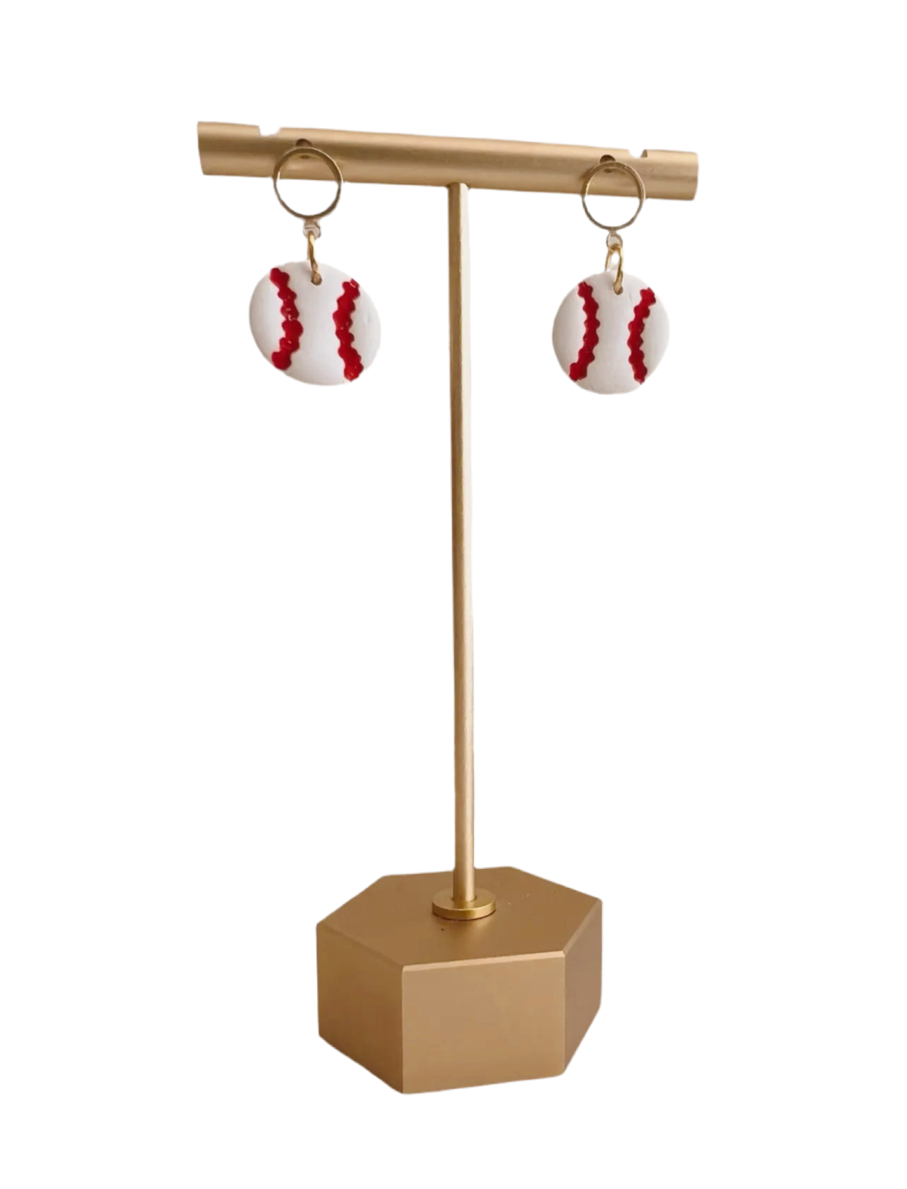 Baseball Clay Earrings | Game Day Earrings