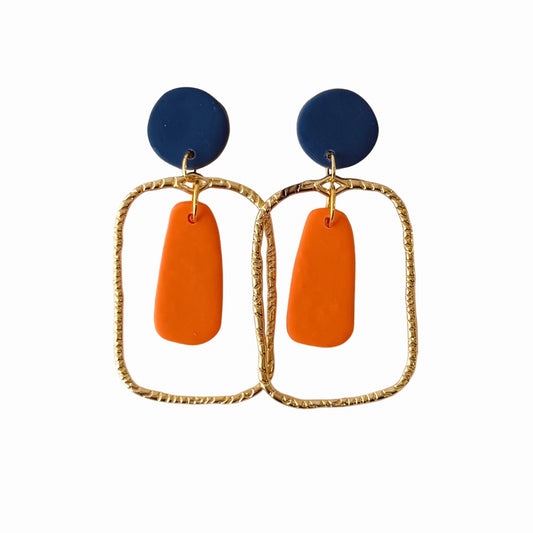 Blake-Orange and Navy