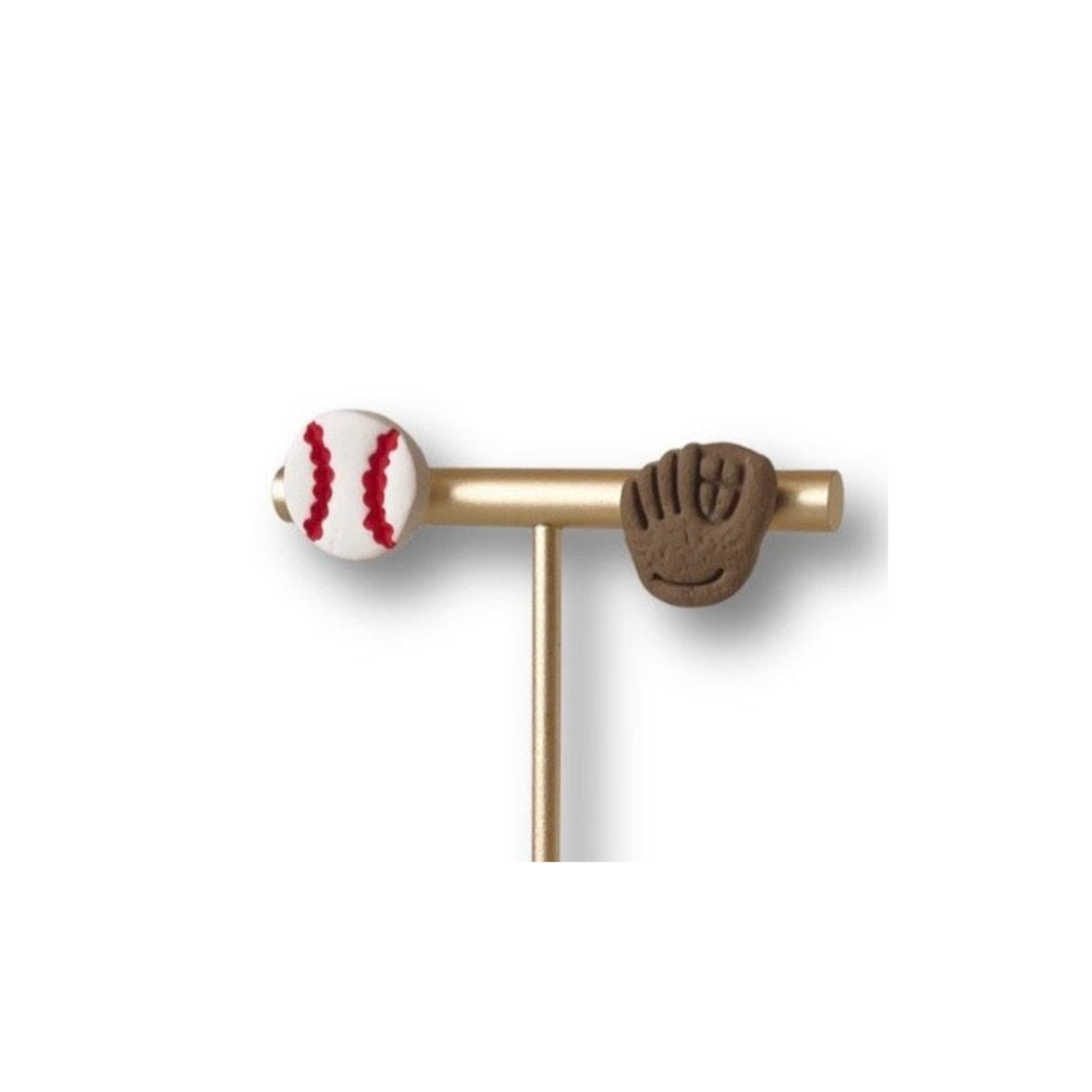 Baseball Clay Studs | Gifts, Jewelry, Game Day Earrings
