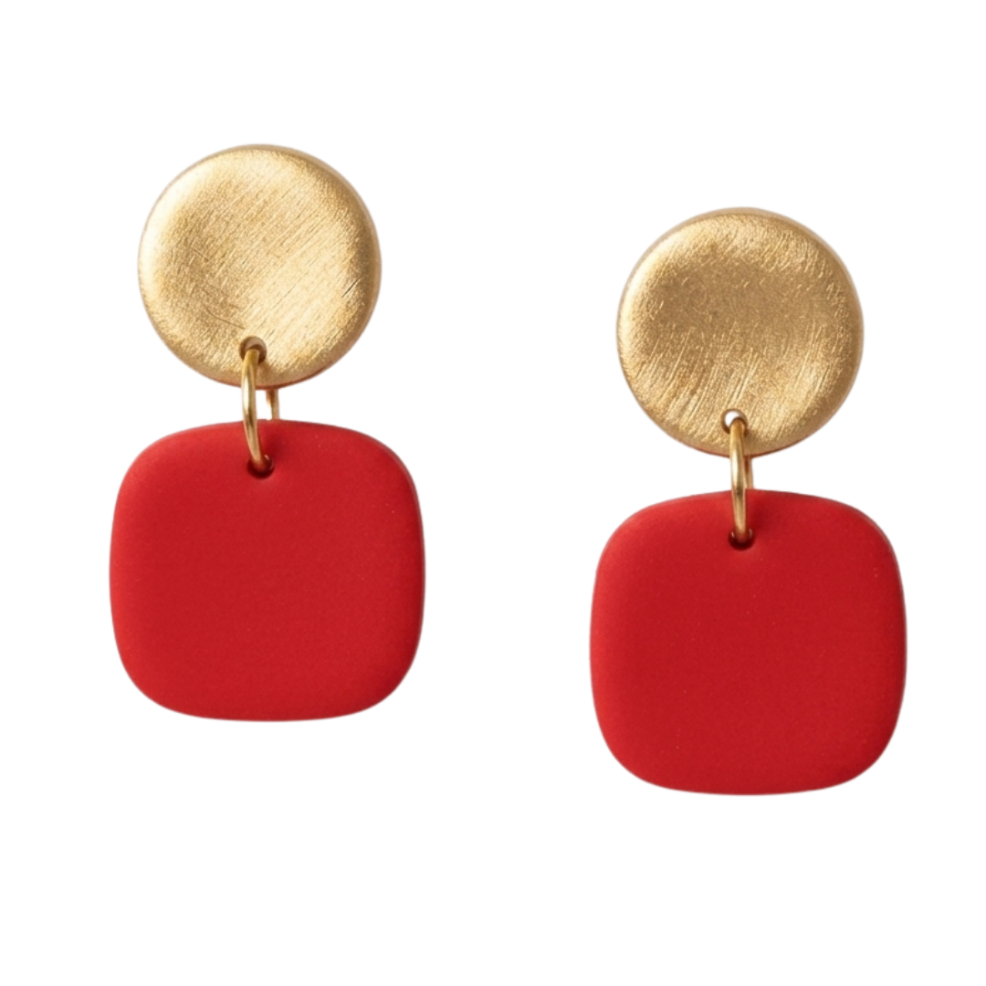 Gemma | Minimalist Drop Earrings