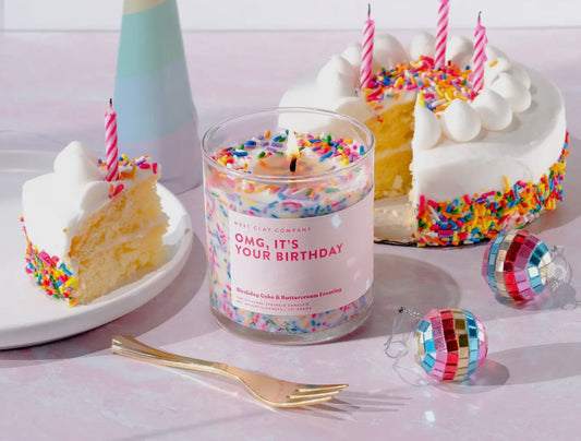 Birthday Sprinkle Candle Vanilla Buttercream Sprinkles Cake