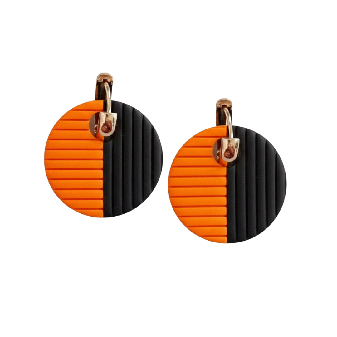 ODETTE - BLACK AND ORANGE