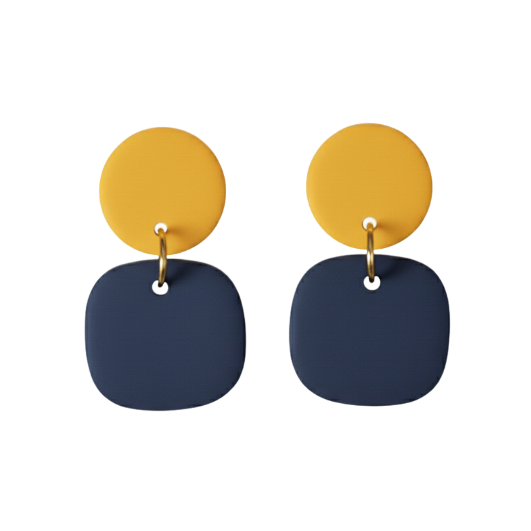 Dainty-Navy and Yellow