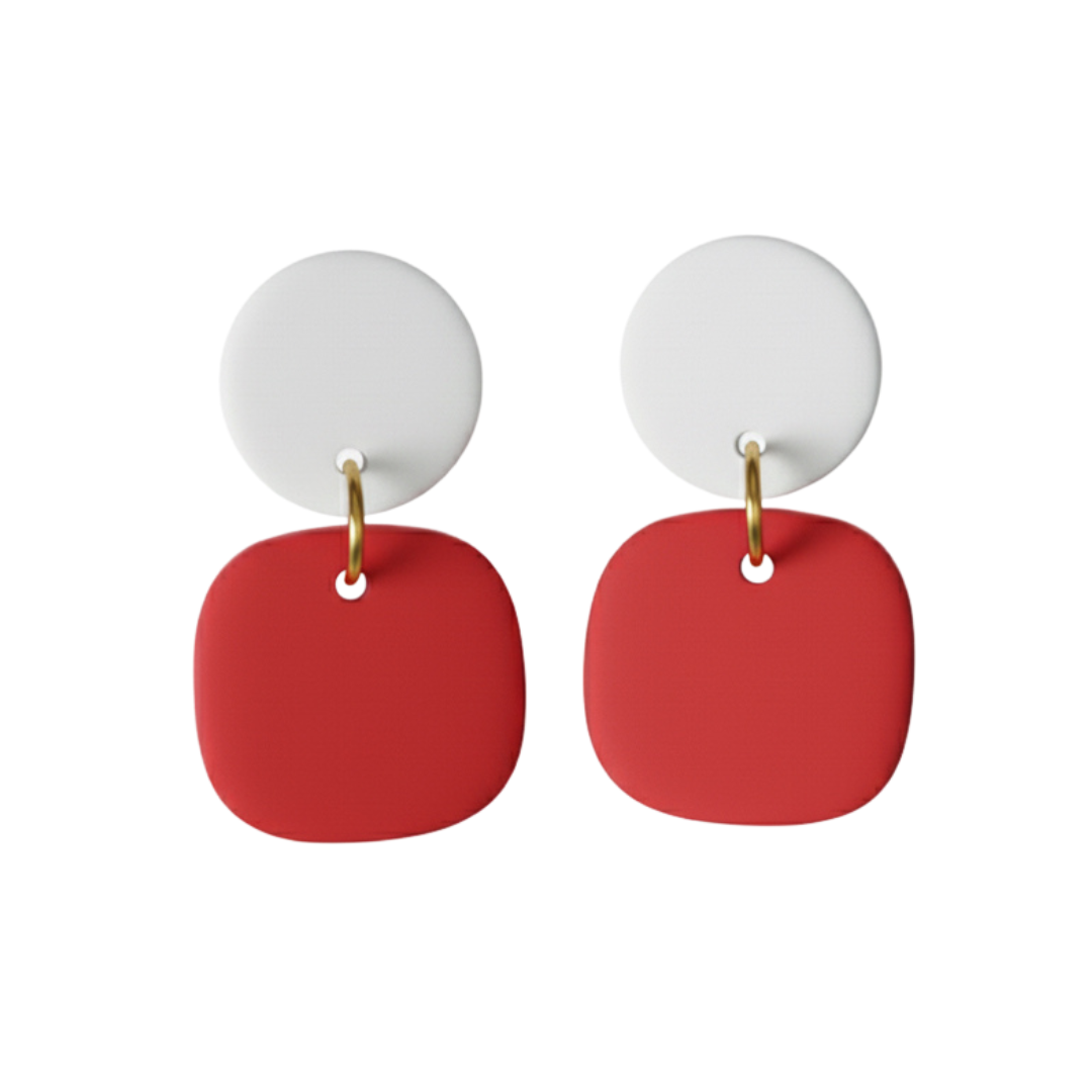 Dainty-Red and White