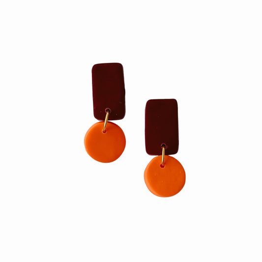 Reign-Maroon and Orange