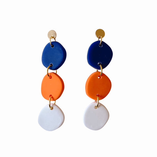 Milan-Ultramarine Blue and Orange