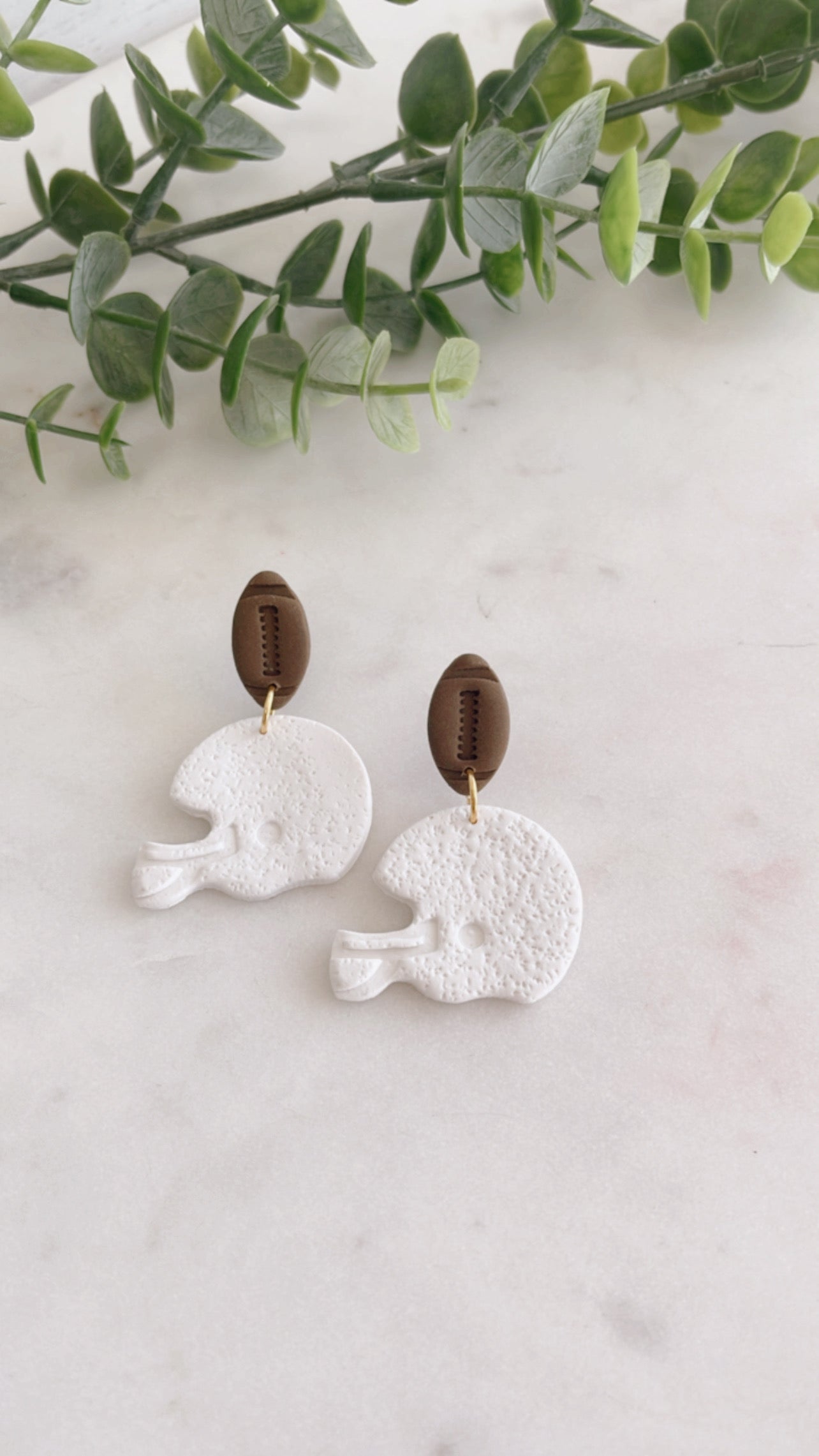 Football Helmet Earrings