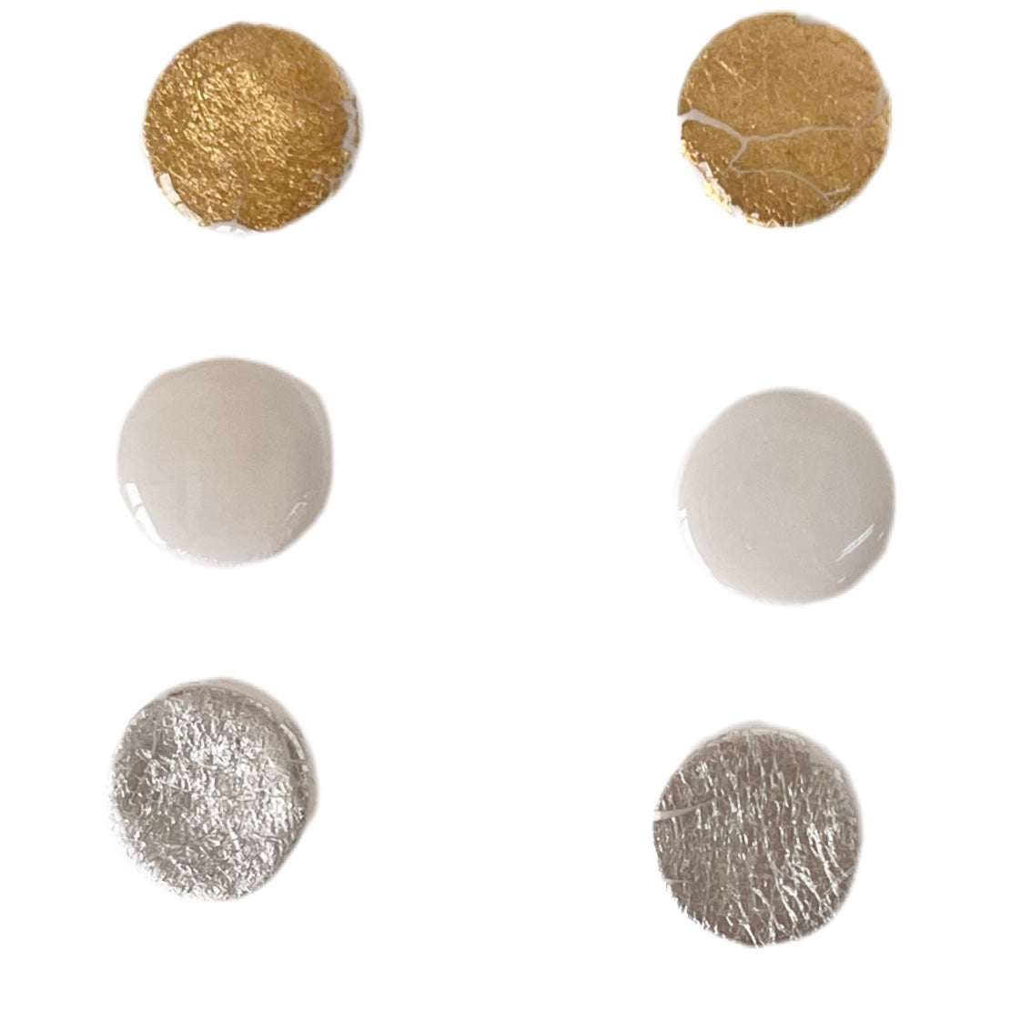 Dainty Gold Studs | Dainty Silver Studs | Clay Studs