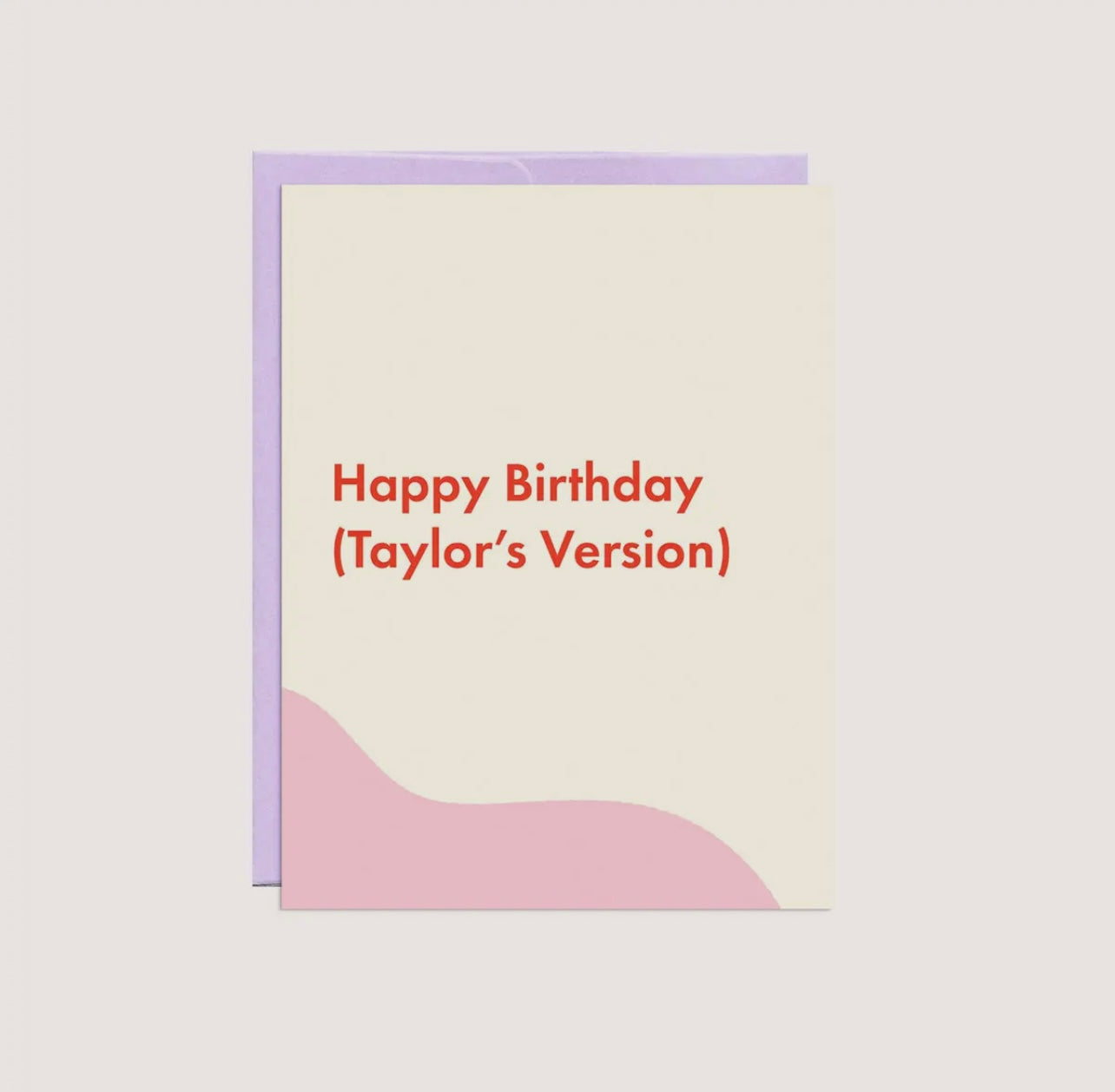 Birthday (Taylor's Version) Birthday card