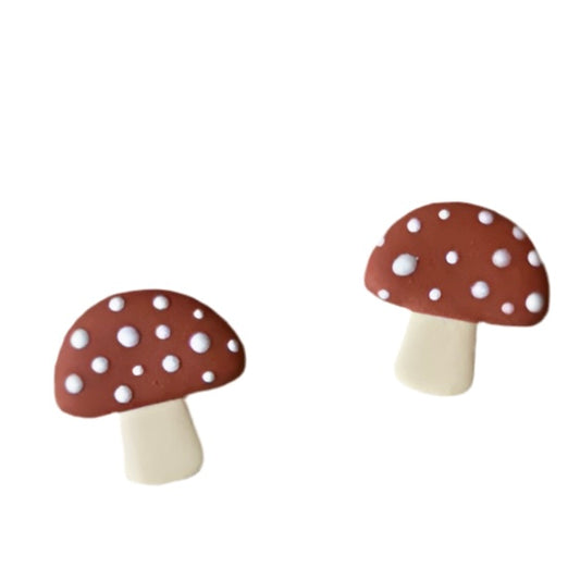 Mushroom Earrings | Retro Earrings | Retro Jewelry