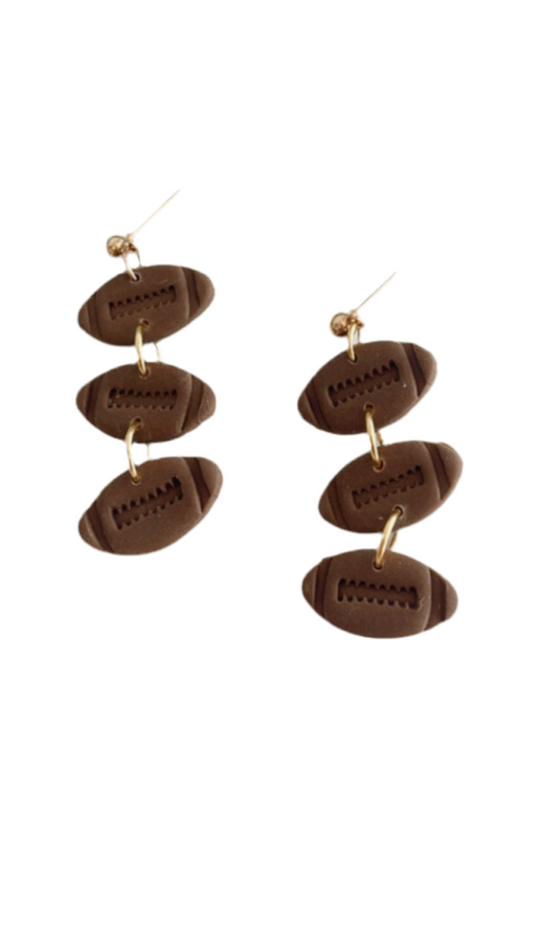 3 Tier Mini Football Dangle