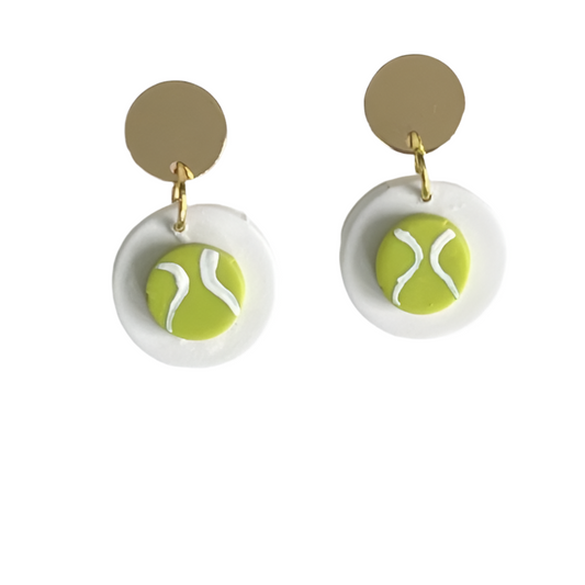 Tennis Ball Earrings | Sports, Game Day, Jewelry