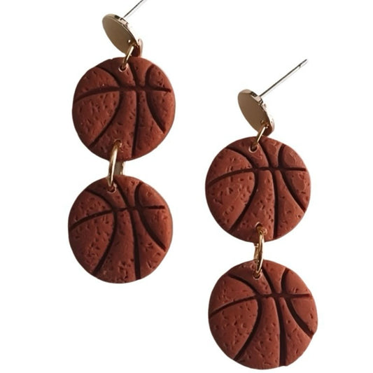 Basketball Dangles | Sports Earrings, Game Day