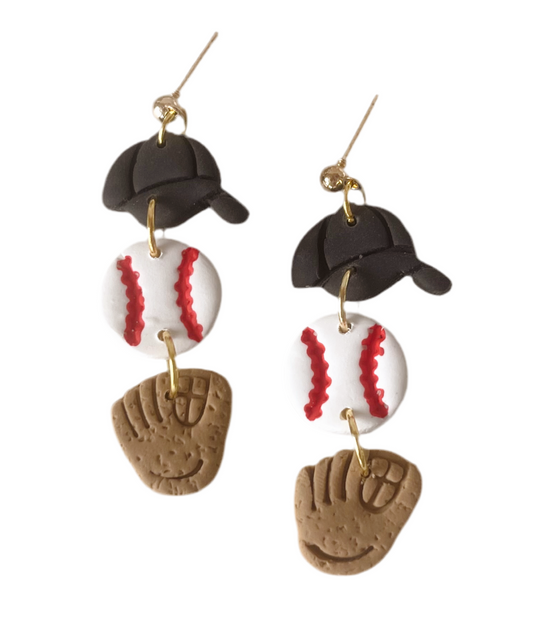 Custom Baseball Earrings | Gifts, Jewelry, Sports, Baseball