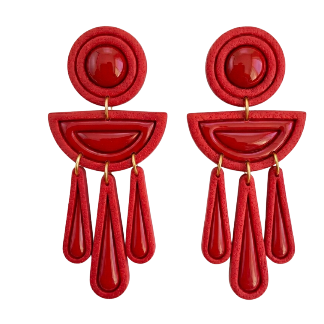 Brielle | Clay Statement Earrings