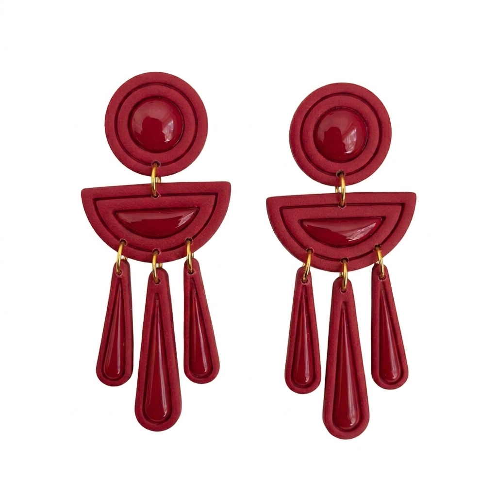 Brielle | Clay Statement Earrings