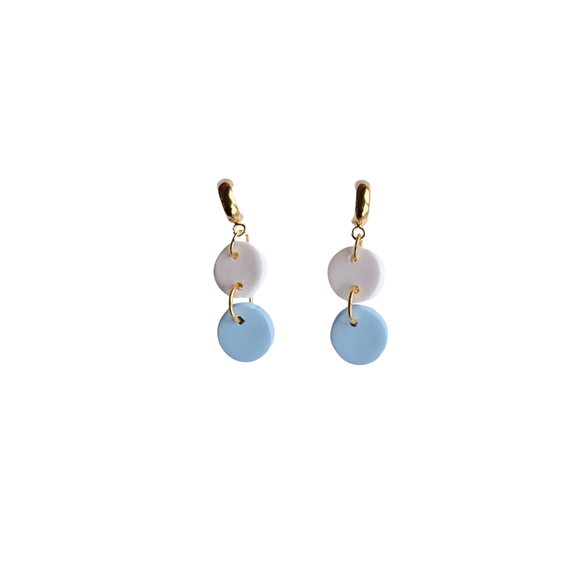 Ember- Pale Blue and White