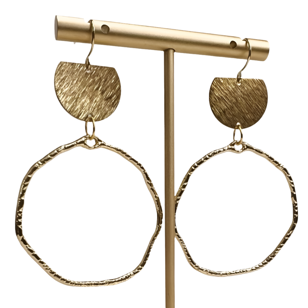 Gold Minimal Earrings | Statement Earrings