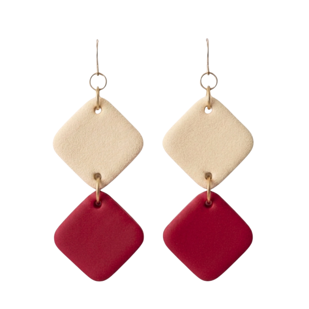 Ellison | Color Block Gameday Earrings