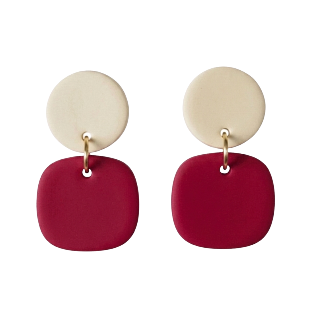 Gemma | Minimalist Drop Earrings