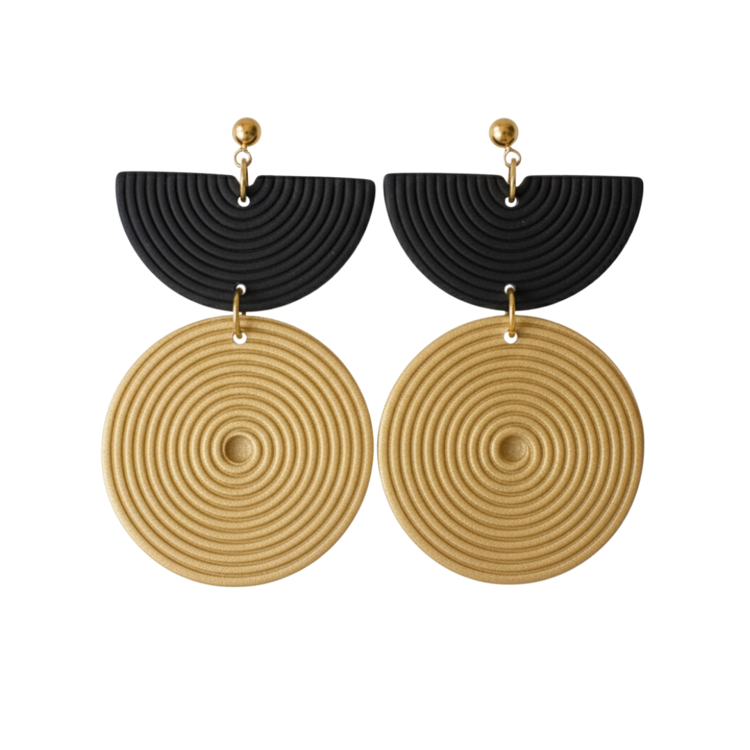 HALLIE - BLACK AND GOLD