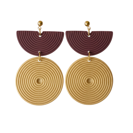 Hallie-Garnet and Gold