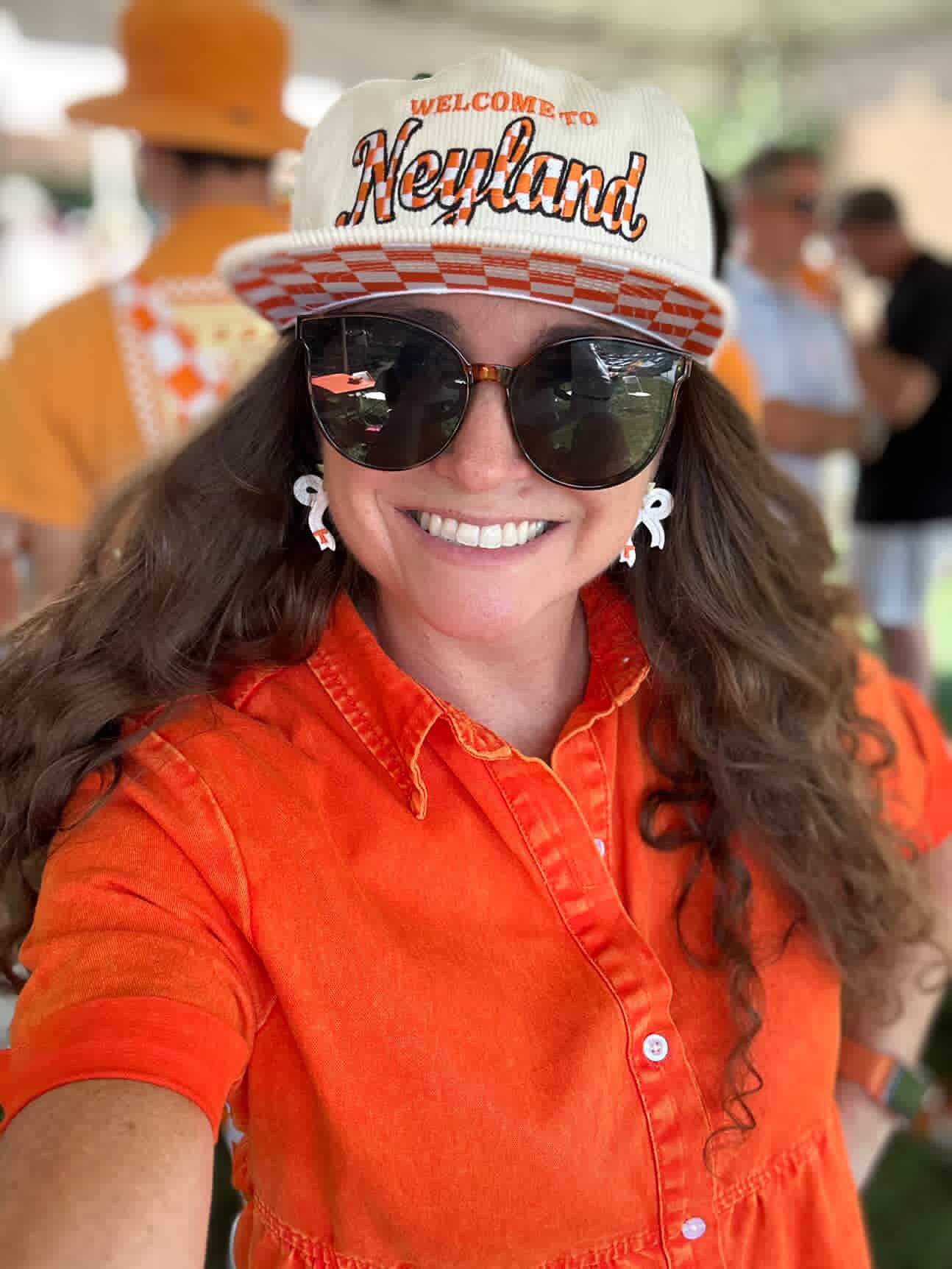 Tennessee Power T Bow Earrings - Gameday Jewelry