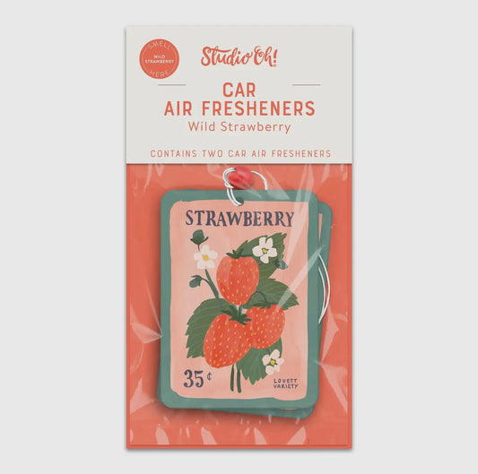 Strawberry Seeds Car Air Freshner