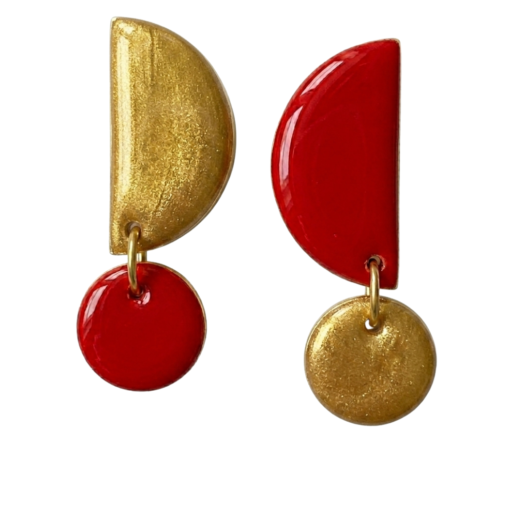 Mae | Gameday Statement Gold Earrings