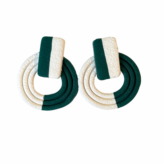 Nerine-Forest Green and White