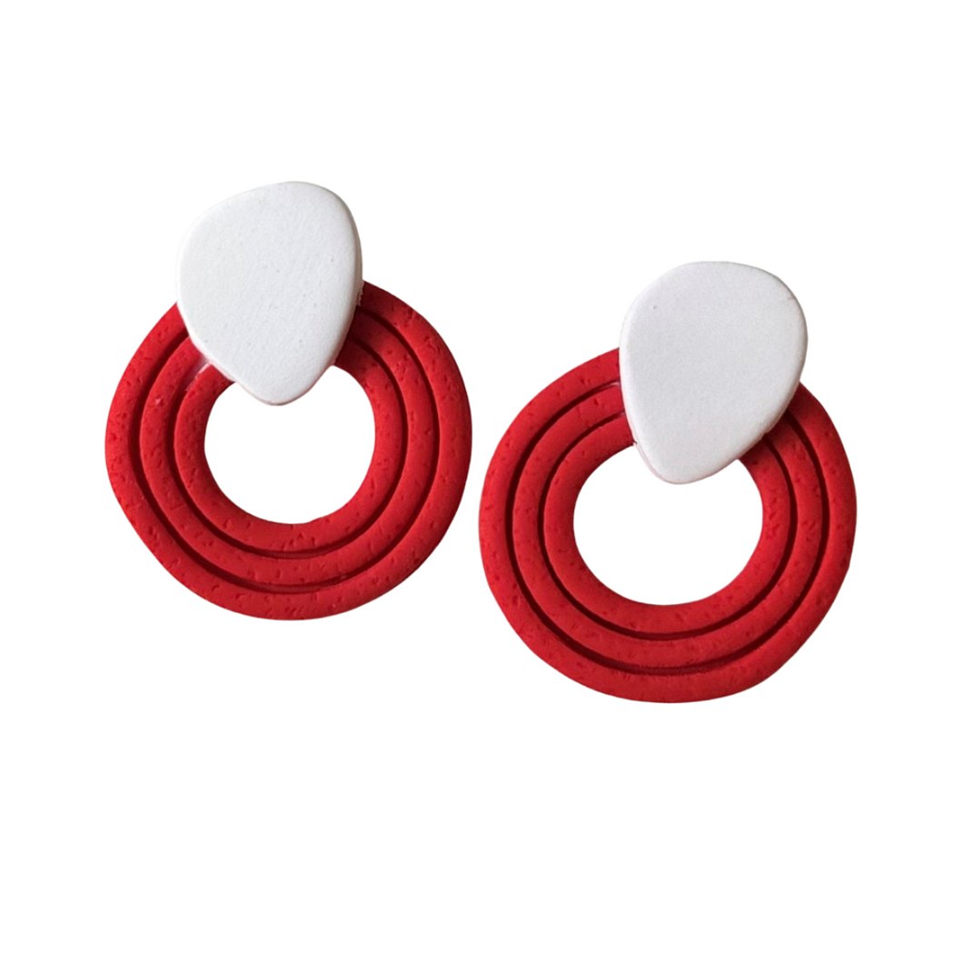 Presley | Gameday Circle Stud Earrings
