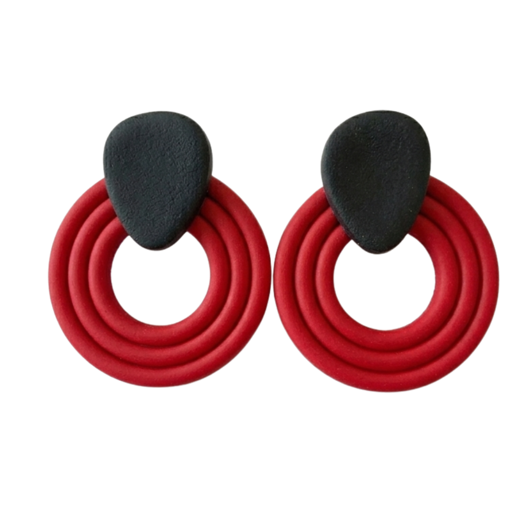Presley | Gameday Circle Stud Earrings