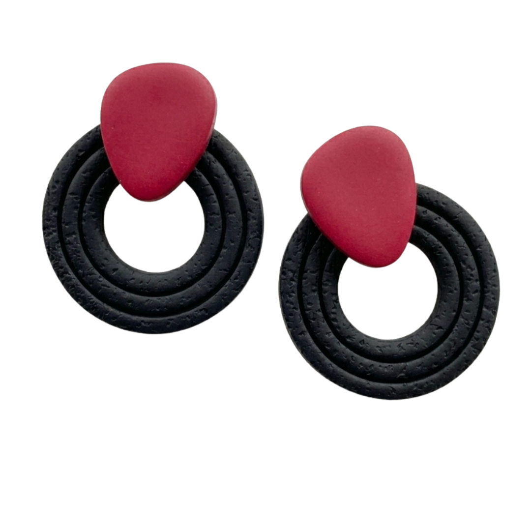 Presley | Gameday Circle Stud Earrings