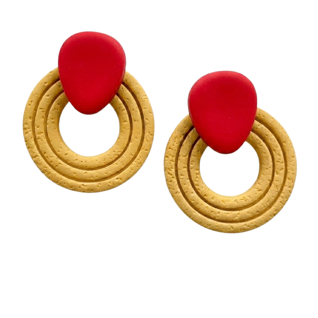 Presley | Gameday Circle Stud Earrings