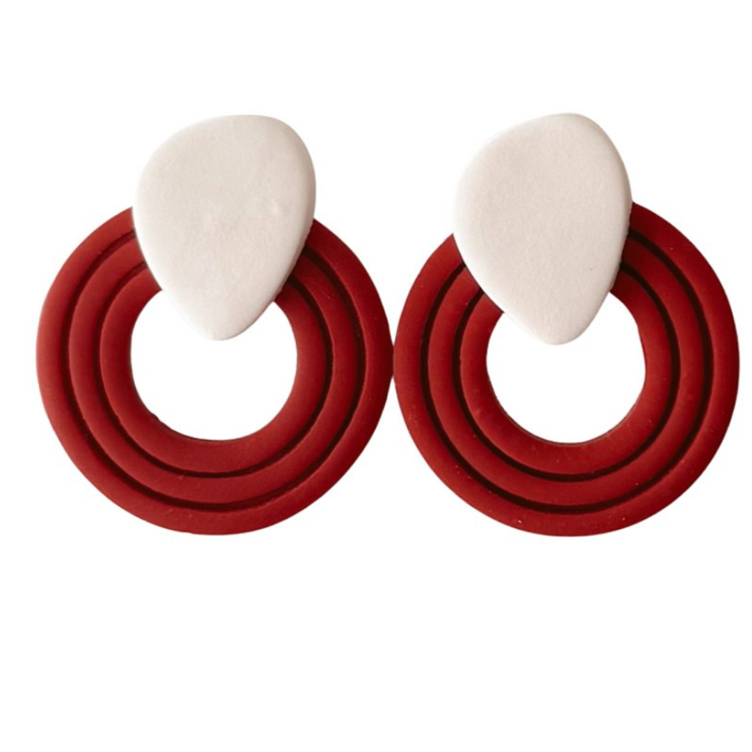 Presley | Gameday Circle Stud Earrings