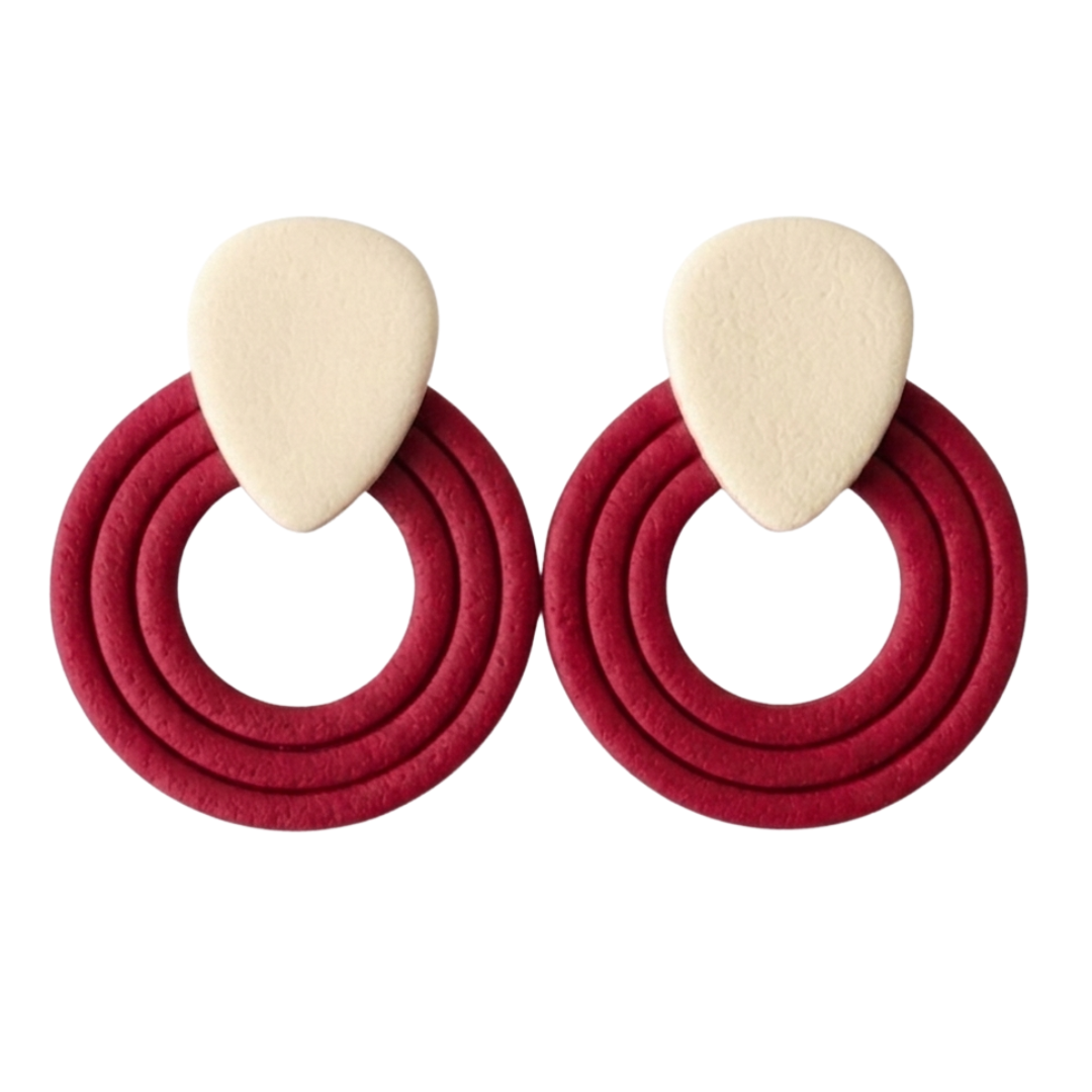 Presley | Gameday Circle Stud Earrings