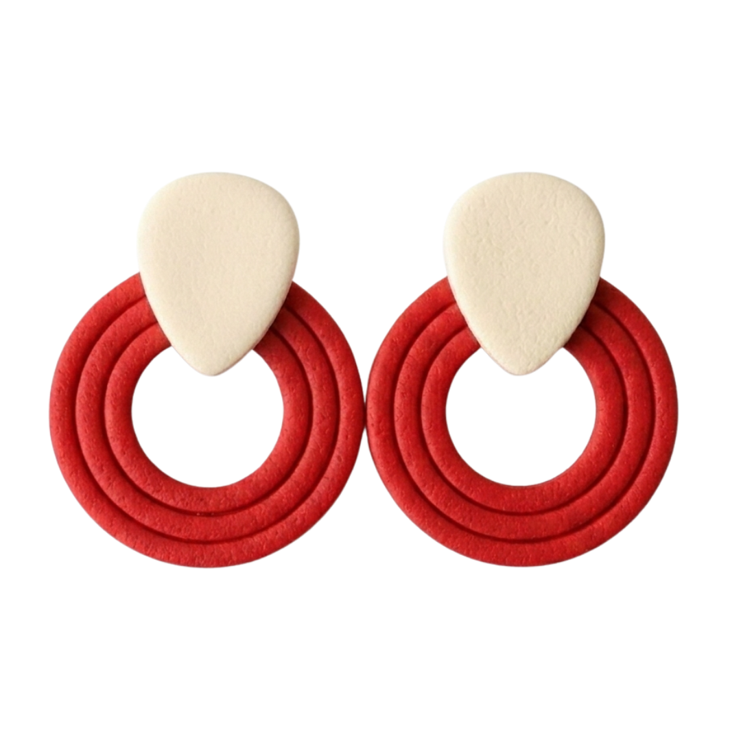 Presley | Gameday Circle Stud Earrings