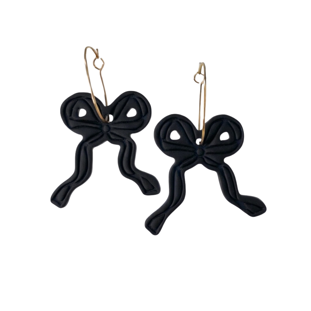 SHIMMER BOW - BLACK