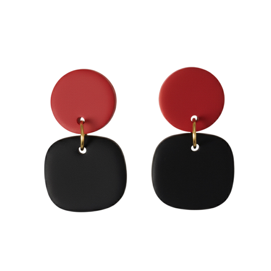 Dainty-Cardinal Red and Black